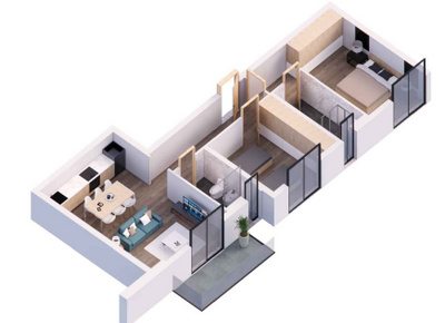 Apartament 2+1 ne Shitje tek Ish Fusha e Aviacionit, Rezidenca Paluca