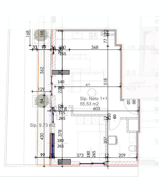 Apartament 1+1 pas Kompleksit Turdiu tek Ish Fusha e Aviacionit