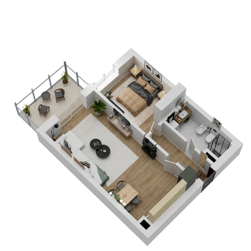 Apartament 1+1 | A11 | Klensi | 21 Dhjetori