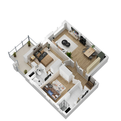 Apartament 2+1+2 | B18 | Klensi | 21 Dhjetori