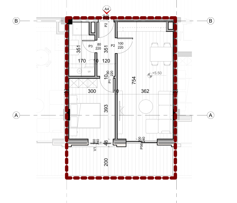 Apartament 1+1 | A04 | Klensi | 21 Dhjetori