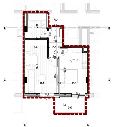 Apartament 1+1 | B19 | Klensi | 21 Dhjetori
