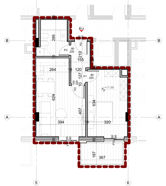 Apartament 1+1 | B11 | Klensi | 21 Dhjetori