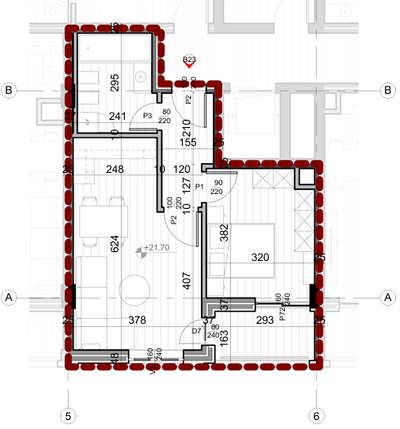 Apartament 1+1 | B23 | Klensi | 21 Dhjetori