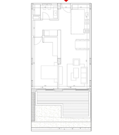 Apartament 1+1 | F-3-7 | Green Coast Village | Riviera, Palasë