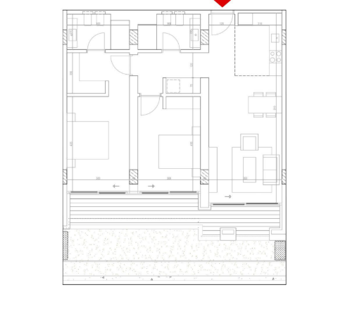 Apartament 2+1 | F-4-6 | Green Coast Village | Riviera, Palasë
