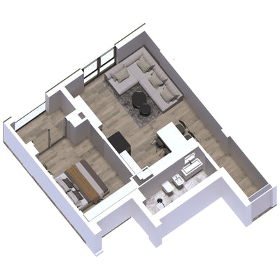 Apartament 1+1 | A14-1 | Rezidenca Liv | Ish Fusha e Aviacionit