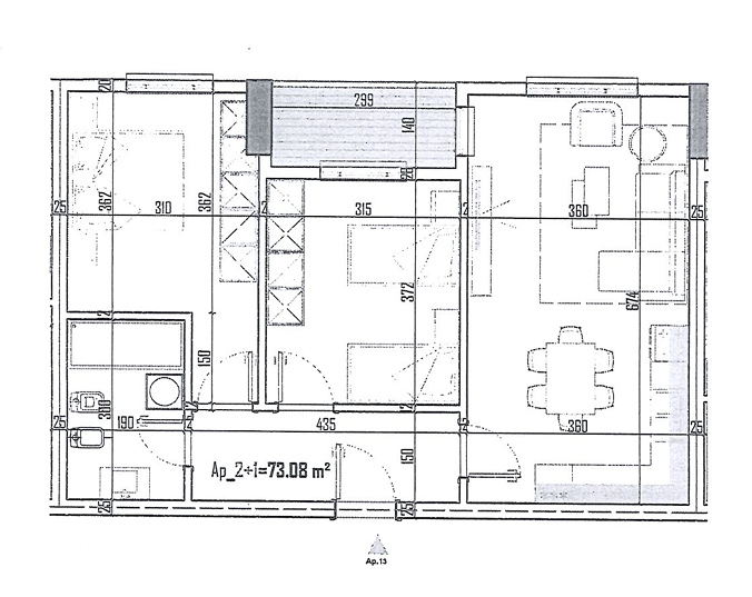 Apartament 2+1 | A-13 | SHEHU - Paskuqan