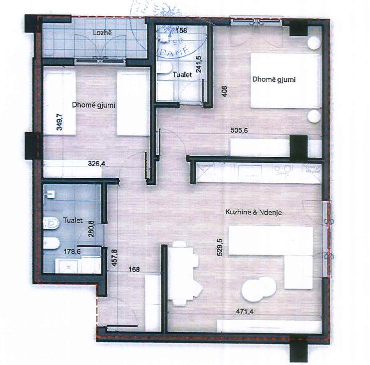 Apartament 2+1+2 | S1-90 | Rezidenca Splendor | Porcelan