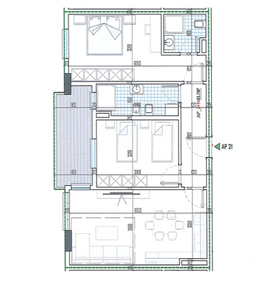 Apartament 2+1+2 | A-21 | TABI - Paskuqan